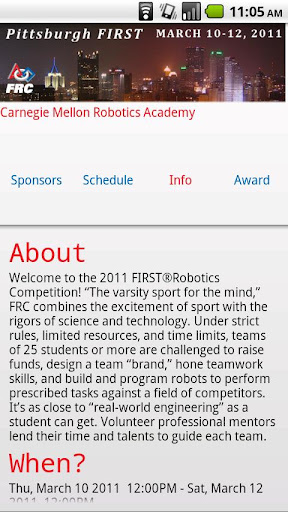 FRC Pittsburgh 2011