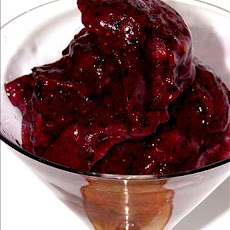 Beautiful Blueberry Sorbet
