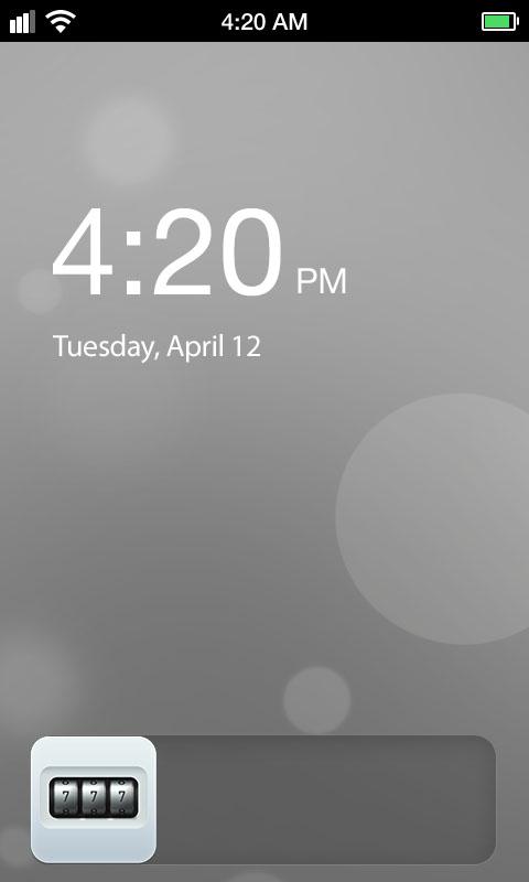Android application Code Lock Lock Screen screenshort