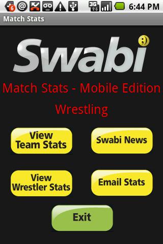 Match Stats for Wrestling
