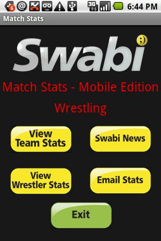 Match Stats for Wrestling