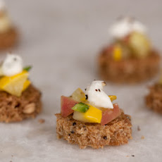 Apple Zucchini Crostini