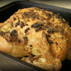 Simple Garlic Roasted Chicken