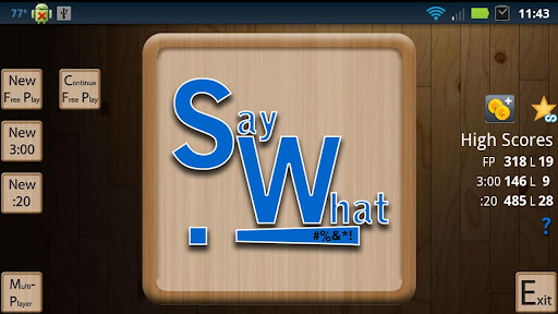 Say What - A Word Game