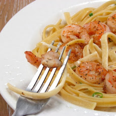 Shrimp & Fettucine in Creamy Coconut Sauce