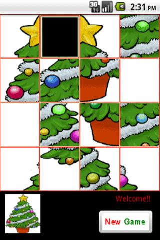 Christmas Tree -Sliding Puzzle