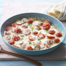 Tomato-Basil Queso Fundido