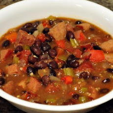 Black Bean and Smoked Sausage Soup