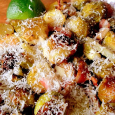 Warm Potato and Roasted Brussels Sprouts Salad with Ale Dressing