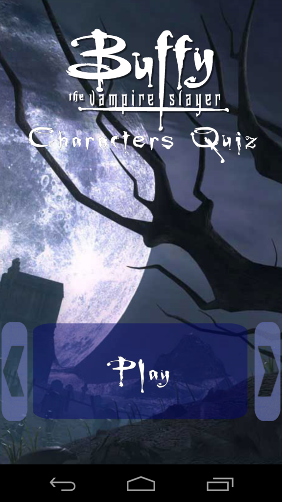 Android application Buffy Universe Characters Quiz screenshort