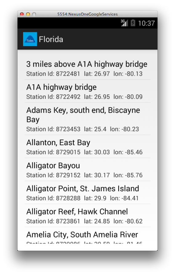 Tide Table Download