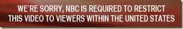 We're sorry, NBC is required to restrict this video to viewers within the United States