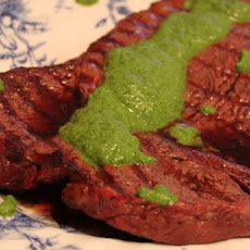 Beef & Chimichurri Sauce