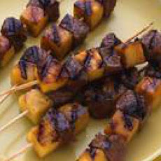 Peppered Pineapple-Beef Kebabs