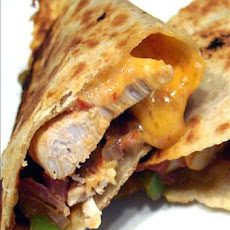 Cheesy Chicken Fajita Quesadillas