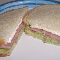 Avocado Ham Sandwiches