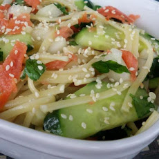 Salmon and Noodle Salad