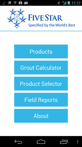 Five Star Grout Calculator