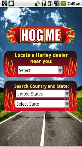 HogMe - Harley Motorcycle app
