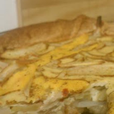Carmelized Onion & Apple Tart (Vegetarian)