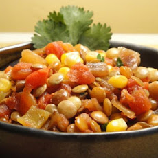 Lentil,corn and Sweet Pepper Chilli (Ww 5 Points)