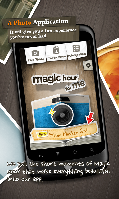 Android application Magic Hour - Photo Editor screenshort