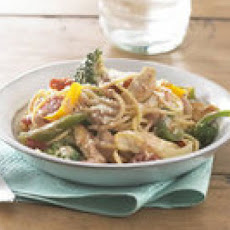 Creamy Tomato and Chicken Spaghetti