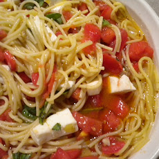 Warm and Spicy Pasta Caprese