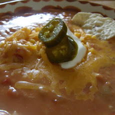 Surprisingly Good Refried Bean Soup