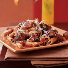 Brown Rice Penne with Eggplant