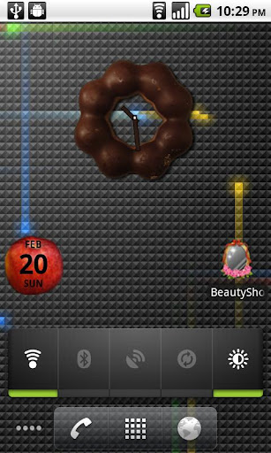 Donut Clock Widget Plus