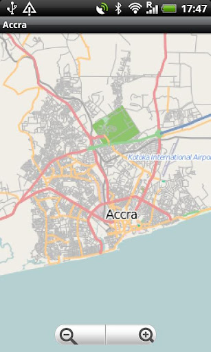 Accra Street Map