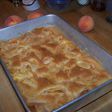 Fresh Peach Cobbler
