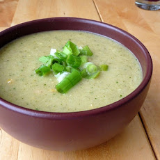Chilled Tomatillo and Cucumber Soup