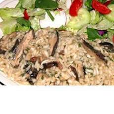 Shiitake and Baby Bella Mushroom Risotto