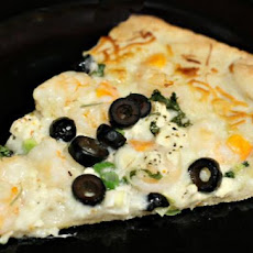 Shrimp and Feta Greek Style Pizza
