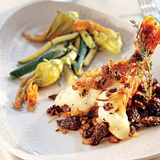 Roasted Prawns with Morels and Morel Butter