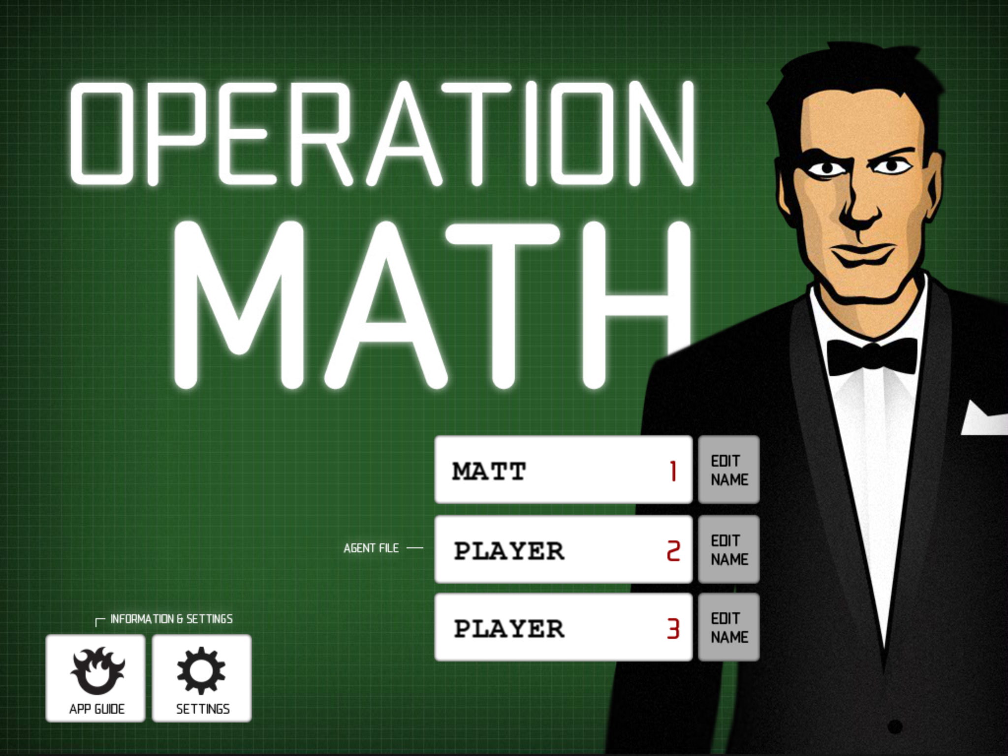 Android application Operation Math screenshort