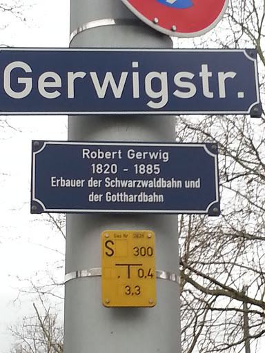 Gedenktafel Robert Gerwig