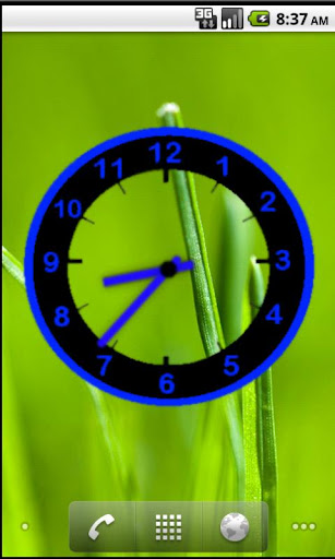 Neon Clock Widget