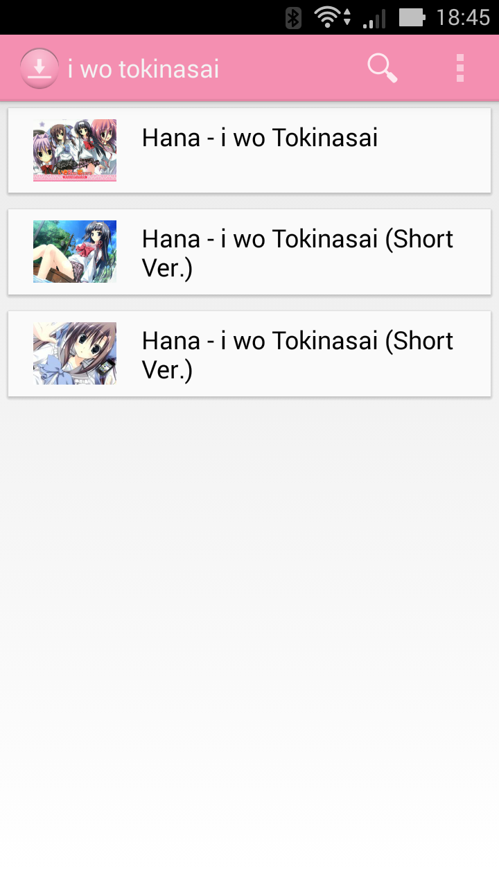 Android application osu!downloader (alpha version) screenshort