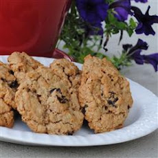 Oatmeal Cherry Walnut Cookies