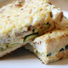 Vegetarian Grilled Zucchini Croque Mademoiselle