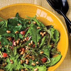 Black-Eyed Pea Salad with Baby Greens