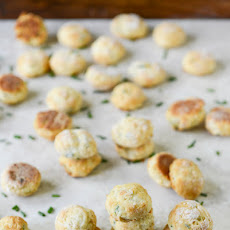 Mini Cream Cheese + Chive Biscuits