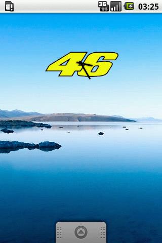 Valentino Rossi Clock Widget