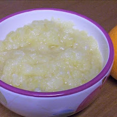 Ginger Orange Applesauce in the Microwave