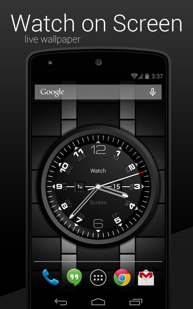 Android application Watch on Screen PRO screenshort