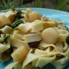 Pappardelle With Scallops -  Guy Fieri