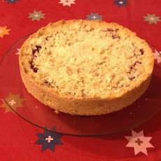 Raspberry Jam Tart With Almond Crumble